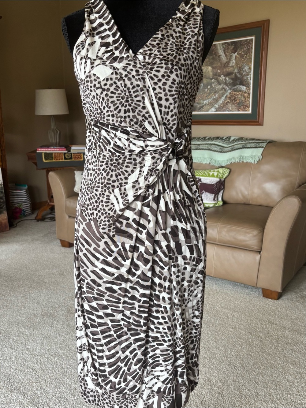 Anne Klein Classy flattering Midi Dress M